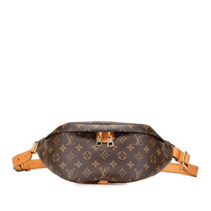 Louis Vuitton Monogram Bum Bag Waist Brown Leather